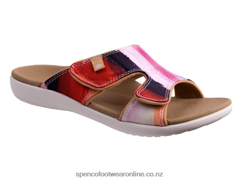 Women Spenco Footwear Kholo Monet 426V8T174 Sunset