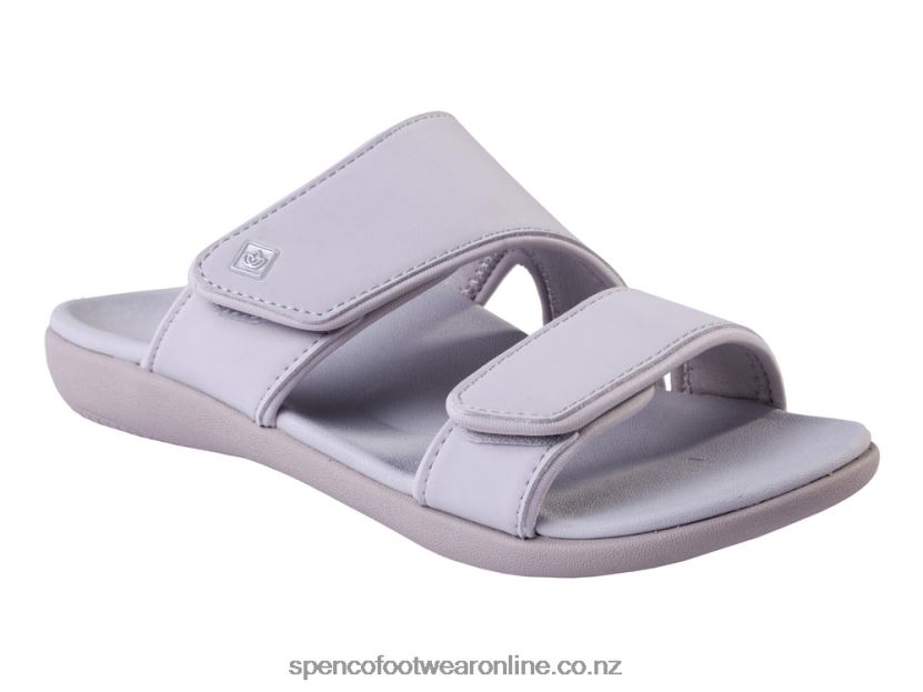 Women Spenco Footwear Kholo Nuevo 426V8T154 Glacier Grey