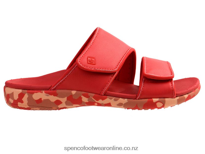 Women Spenco Footwear Kholo Nuevo Camo 426V8T215 Bittersweet