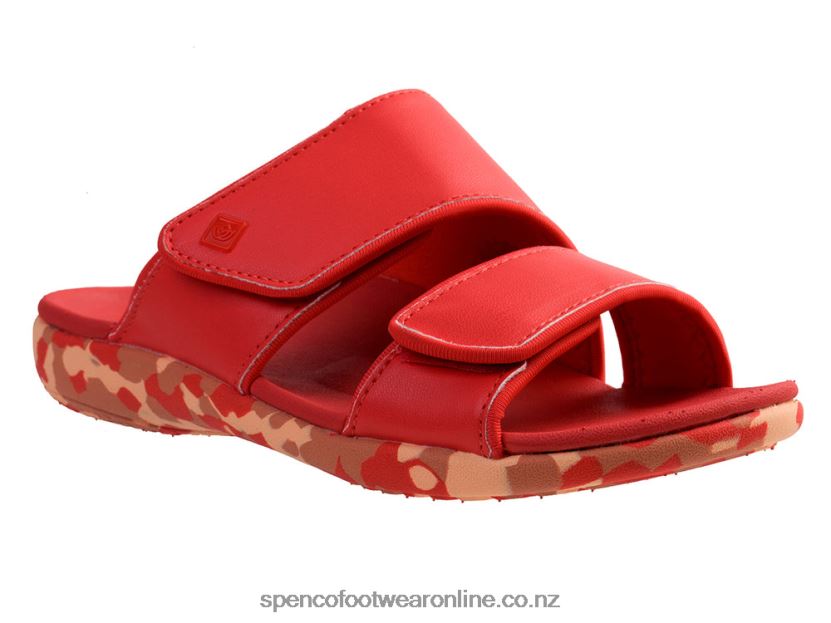 Women Spenco Footwear Kholo Nuevo Camo 426V8T215 Bittersweet