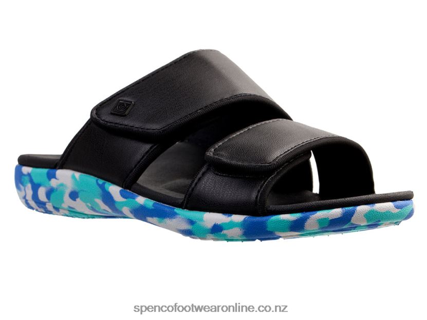 Women Spenco Footwear Kholo Nuevo Camo 426V8T216 Black