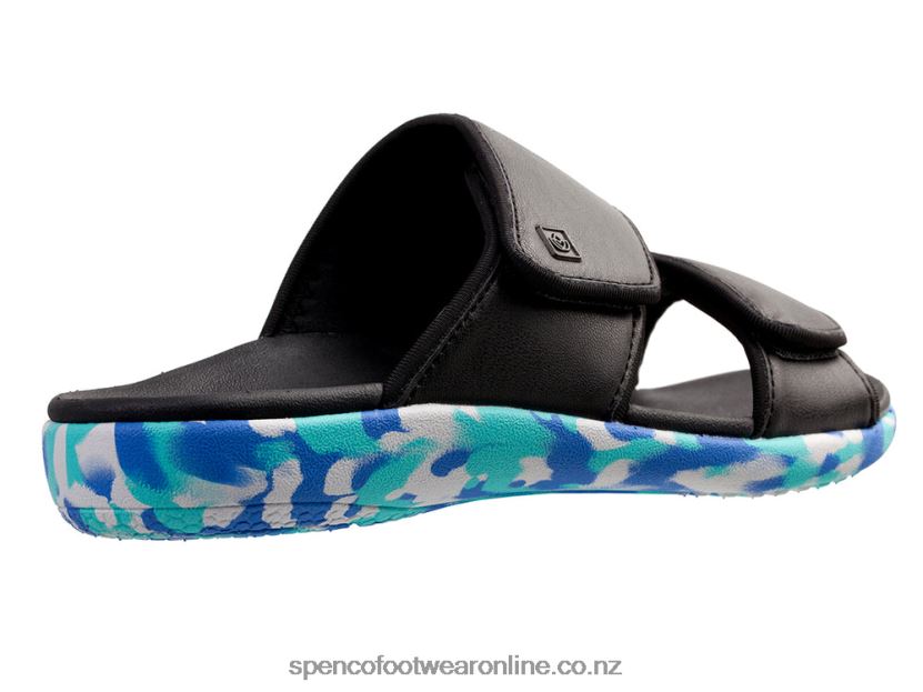 Women Spenco Footwear Kholo Nuevo Camo 426V8T216 Black