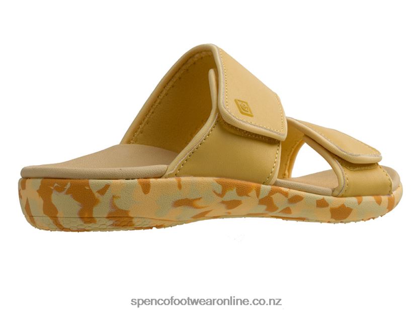 Women Spenco Footwear Kholo Nuevo Camo 426V8T217 Cornsilk