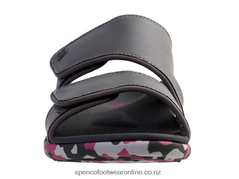 Women Spenco Footwear Kholo Nuevo Camo 426V8T218 Dark Charcoal