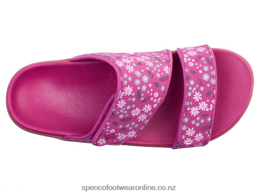 Women Spenco Footwear Kholo Nuevo Dainty Floral 426V8T155 Black