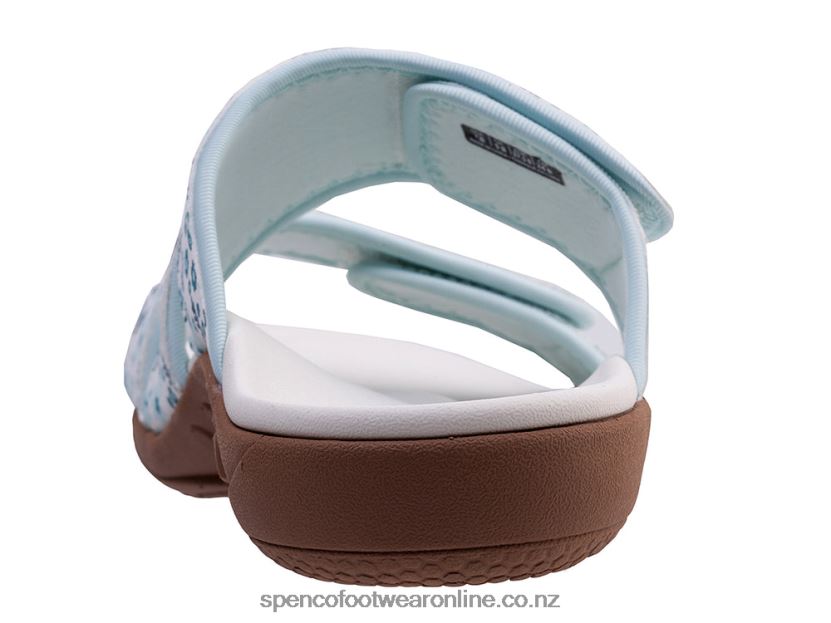 Women Spenco Footwear Kholo Nuevo Dainty Floral 426V8T156 Fair Aqua