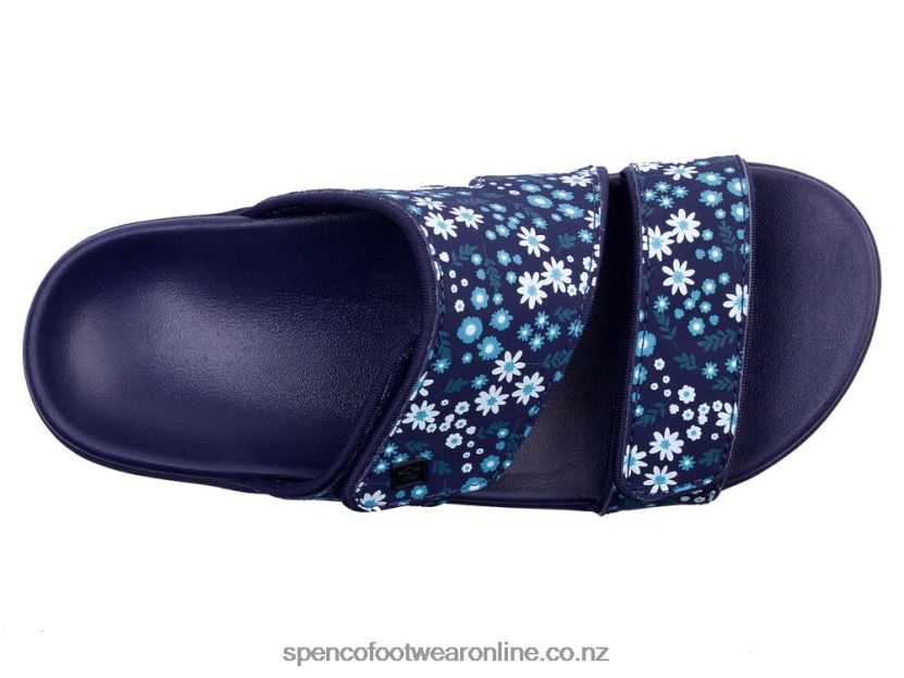 Women Spenco Footwear Kholo Nuevo Dainty Floral 426V8T157 Fuchsia