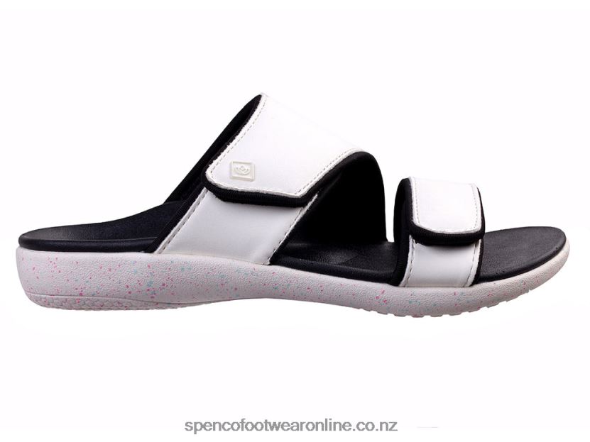 Women Spenco Footwear Kholo Nuevo Speckled 426V8T148 White