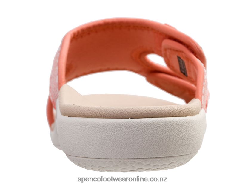 Women Spenco Footwear Kholo Stripe 426V8T220 Crabapple