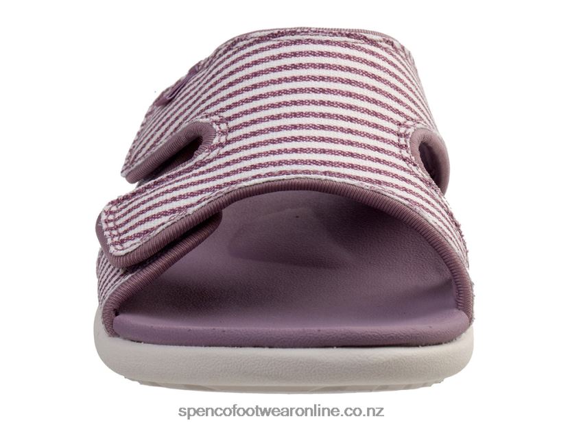 Women Spenco Footwear Kholo Stripe 426V8T221 Elderberry