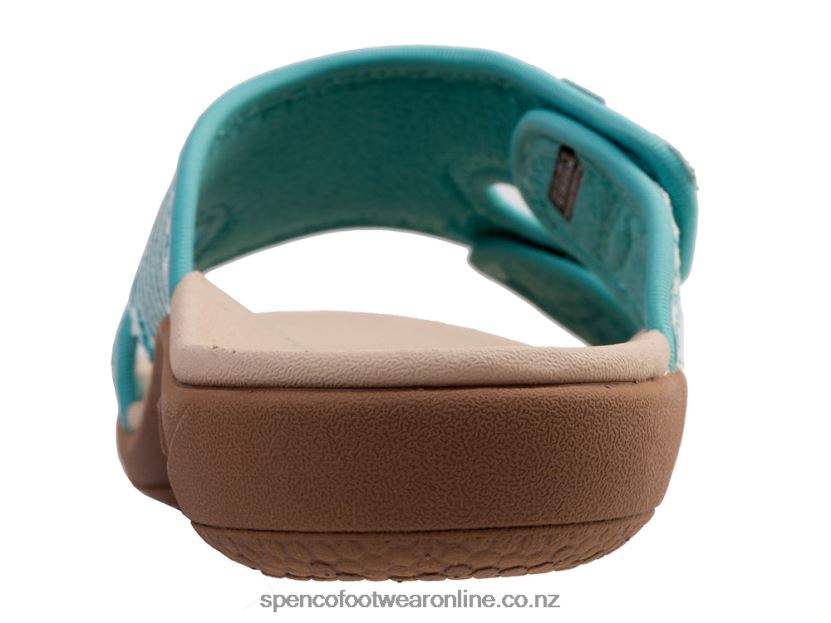 Women Spenco Footwear Kholo Stripe 426V8T222 Lagoon