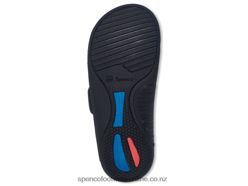 Women Spenco Footwear Kholo Wave Slide 426V8T176 Black