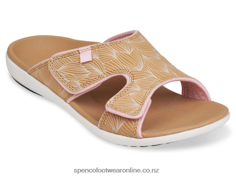 Women Spenco Footwear Kholo Wave Slide 426V8T177 Tan