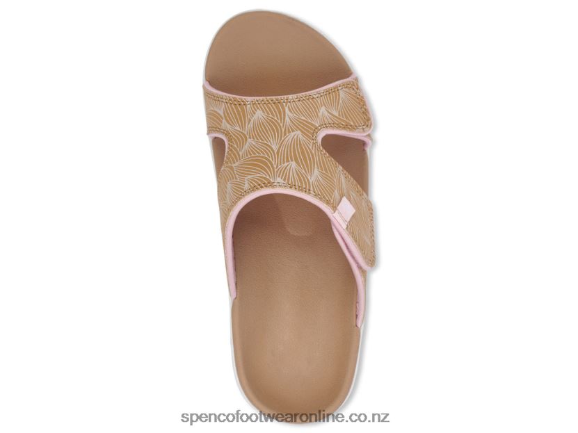 Women Spenco Footwear Kholo Wave Slide 426V8T177 Tan