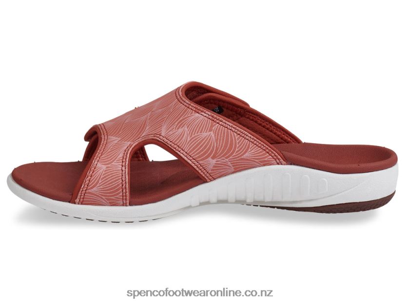 Women Spenco Footwear Kholo Wave Slide 426V8T180 Terra Cotta