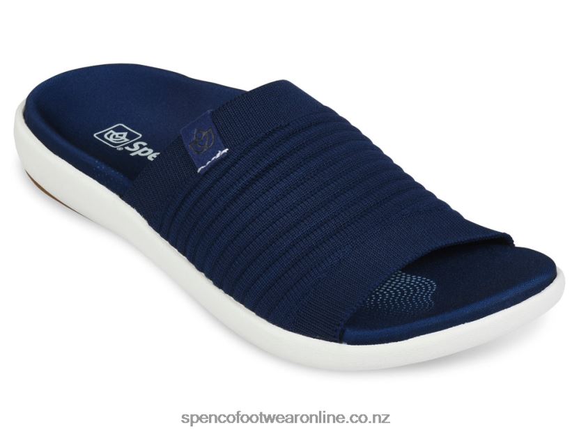 Women Spenco Footwear Astoria Slide - Best Seller 426V8T236 Patriot Blue
