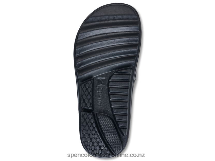 Women Spenco Footwear Fusion 2 Fade Sandal 426V8T224 Black