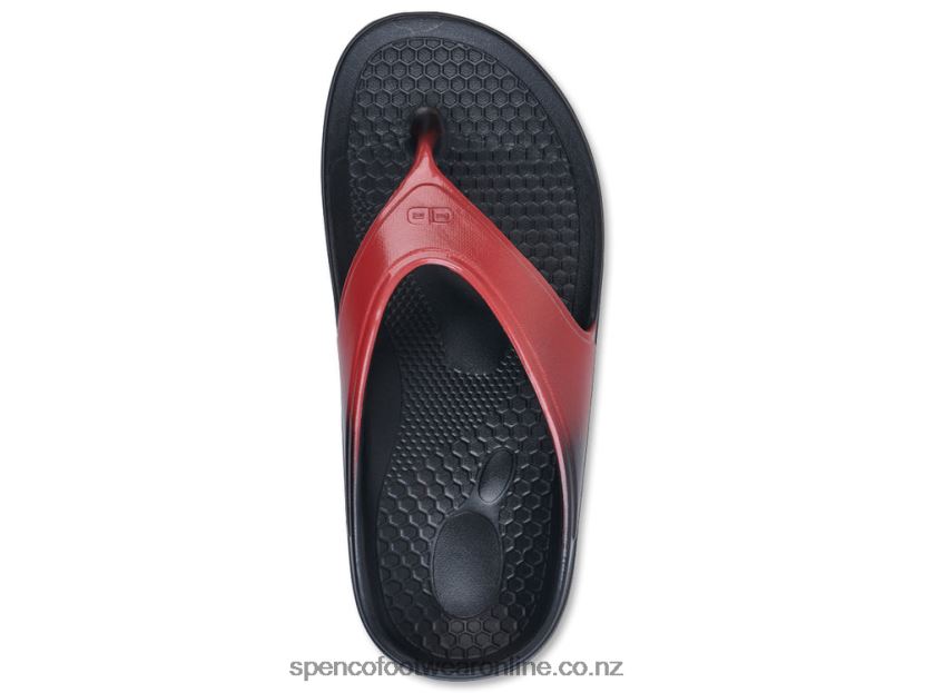 Women Spenco Footwear Fusion 2 Fade Sandal 426V8T225 Red