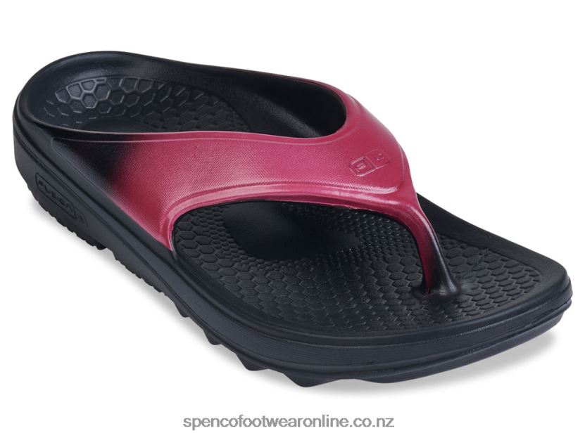 Women Spenco Footwear Fusion 2 Fade Sandal 426V8T228 Magenta