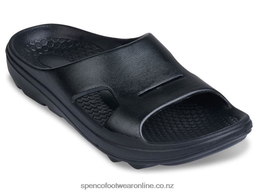 Women Spenco Footwear Fusion 2 Fade Slide 426V8T230 Black