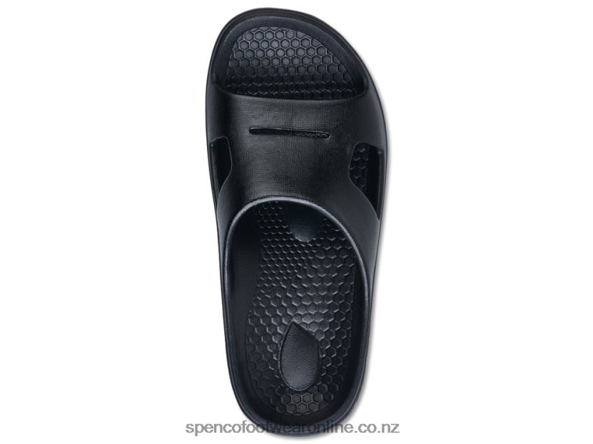 Women Spenco Footwear Fusion 2 Fade Slide 426V8T230 Black