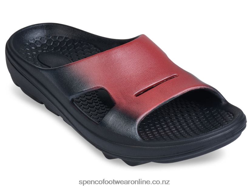 Women Spenco Footwear Fusion 2 Fade Slide 426V8T231 Red