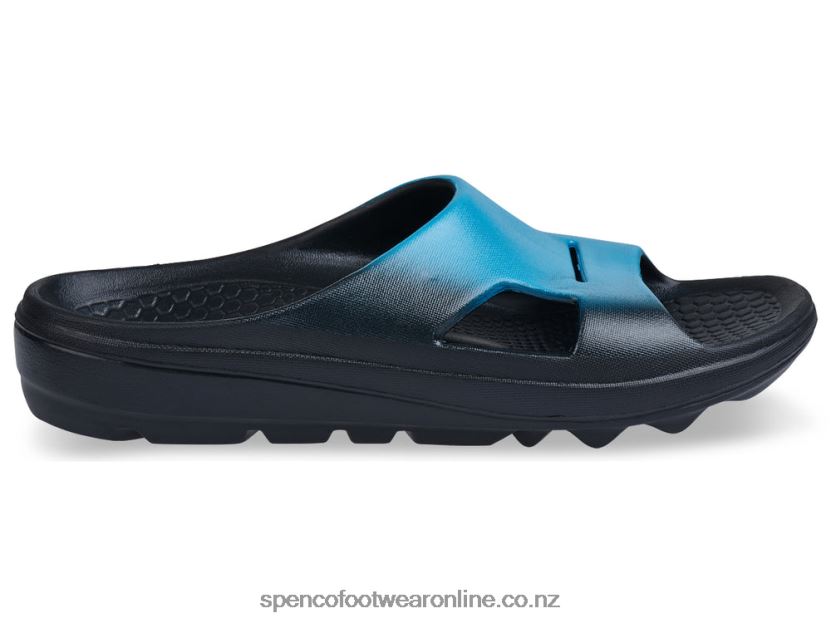 Women Spenco Footwear Fusion 2 Fade Slide 426V8T233 Hawaiian Blue