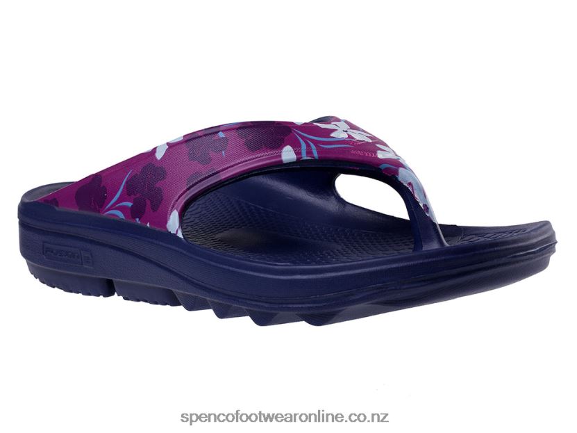 Women Spenco Footwear Fusion 2 Floral 426V8T253 Fuchsia