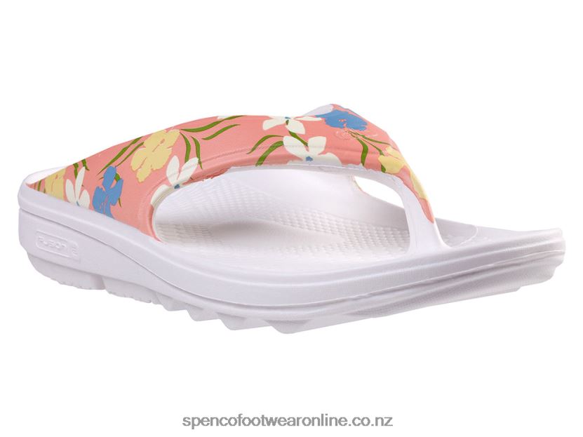 Women Spenco Footwear Fusion 2 Floral 426V8T255 Pink