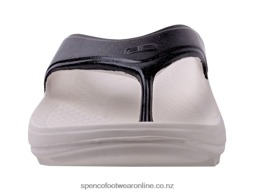 Women Spenco Footwear Fusion 2 Pearlized Sandal 426V8T244 Black