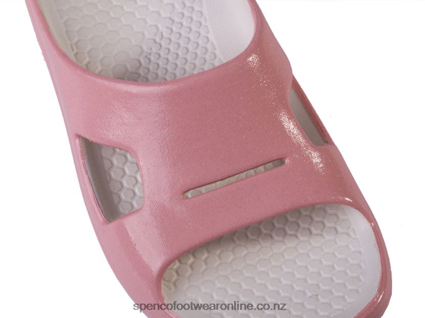 Women Spenco Footwear Fusion 2 Pearlized Slide 426V8T259 Black