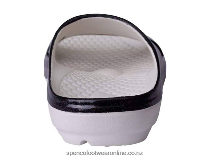 Women Spenco Footwear Fusion 2 Pearlized Slide 426V8T259 Black