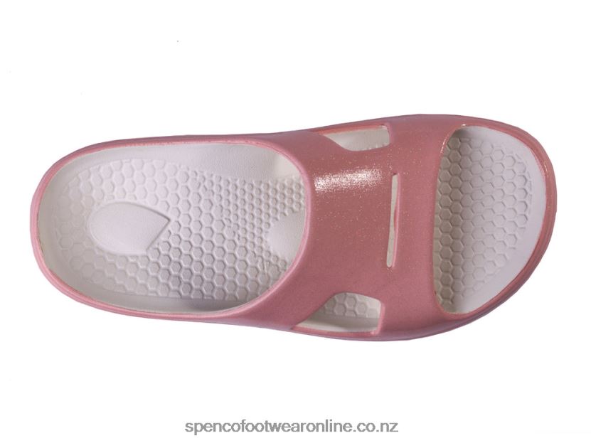 Women Spenco Footwear Fusion 2 Pearlized Slide 426V8T260 Blush
