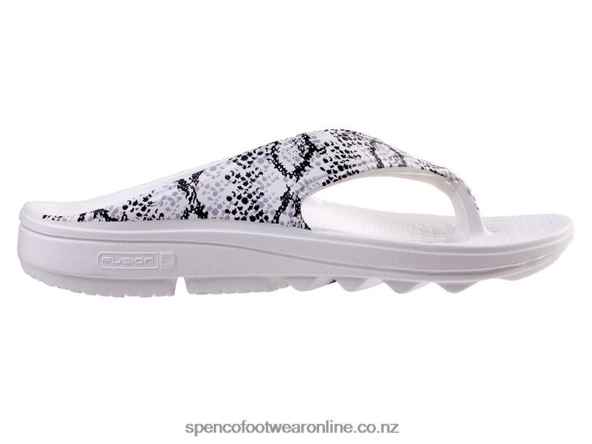 Women Spenco Footwear Fusion 2 Safair 426V8T249 White Snake