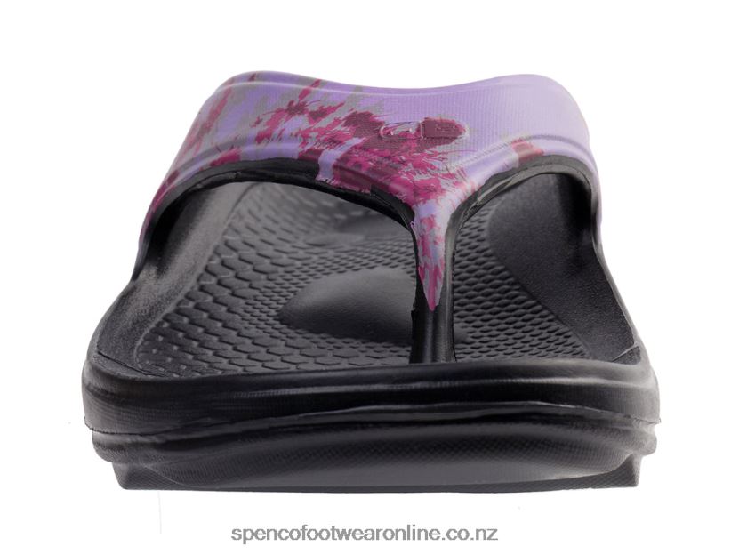 Women Spenco Footwear Fusion 2 Tie Dye 426V8T286 Purple