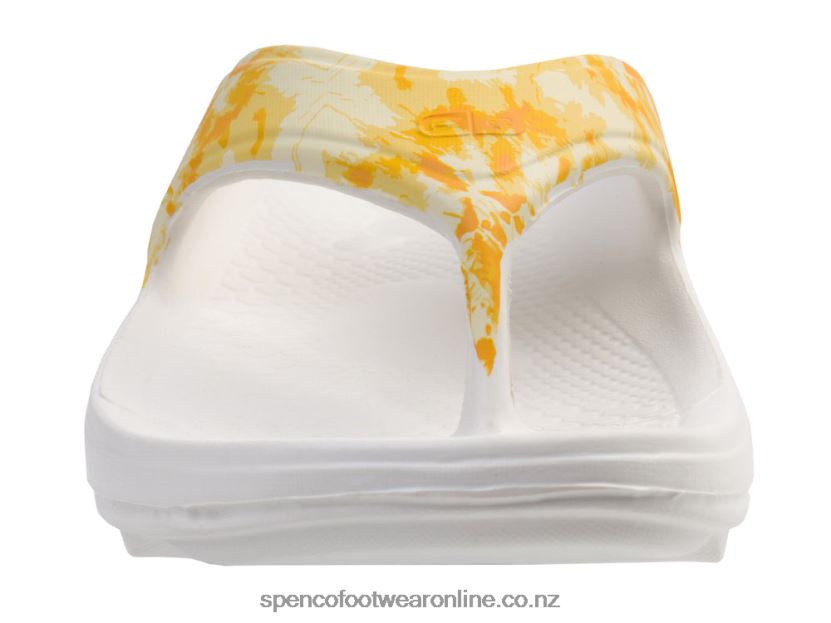 Women Spenco Footwear Fusion 2 Tie Dye 426V8T287 Yellow