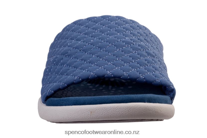 Women Spenco Footwear Hanna Slide Classic 426V8T274 Bluestone
