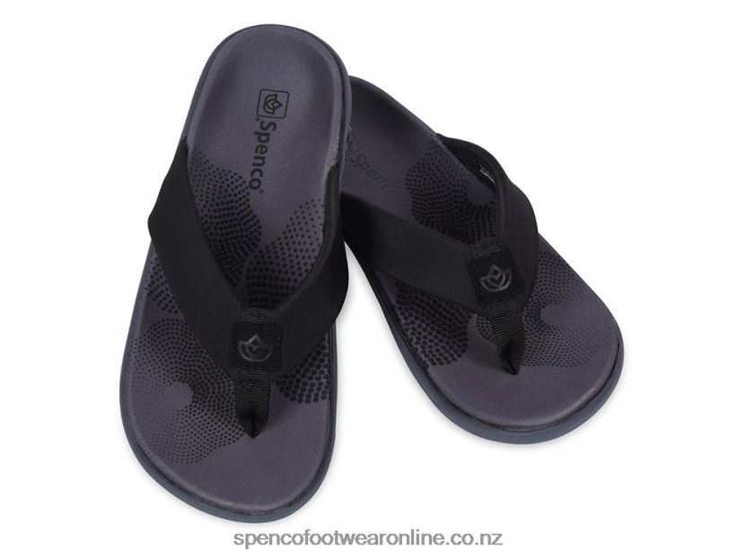 Women Spenco Footwear Victoria Sandal 426V8T267 Black