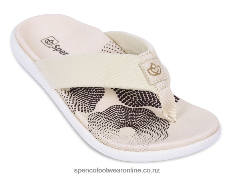Women Spenco Footwear Victoria Sandal 426V8T269 Sand Shell