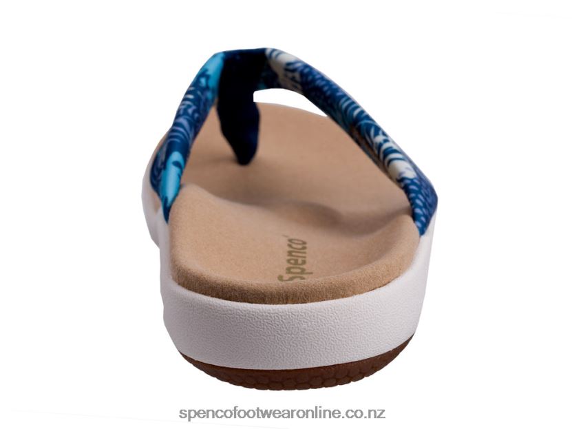 Women Spenco Footwear Victoria Tropic Sandal 426V8T271 Tropical Blue