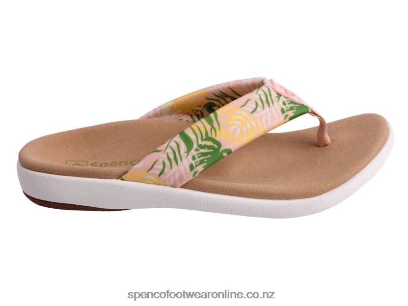 Women Spenco Footwear Victoria Tropic Sandal 426V8T272 Tropical Blush