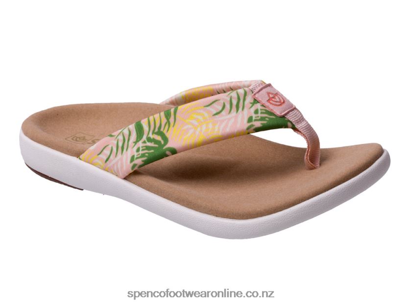 Women Spenco Footwear Victoria Tropic Sandal 426V8T272 Tropical Blush