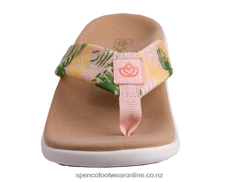 Women Spenco Footwear Victoria Tropic Sandal 426V8T272 Tropical Blush