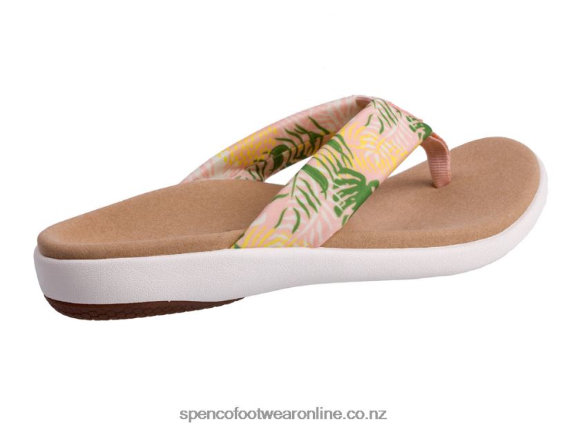 Women Spenco Footwear Victoria Tropic Sandal 426V8T272 Tropical Blush