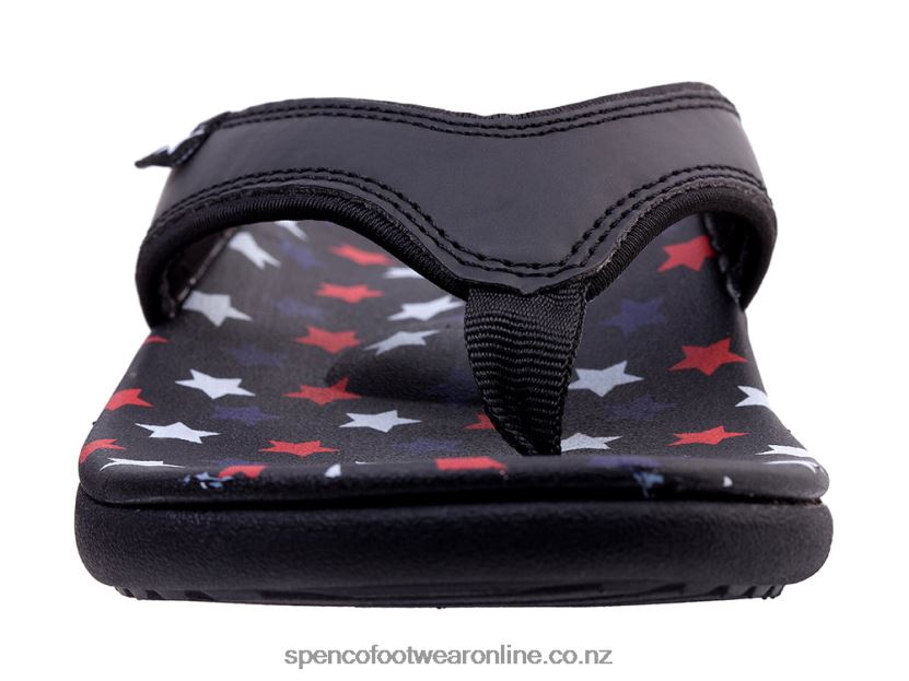 Women Spenco Footwear Yumi Americana 426V8T75 Navy/Red