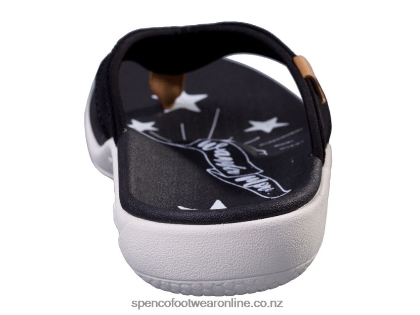 Women Spenco Footwear Yumi Believe 426V8T100 Black