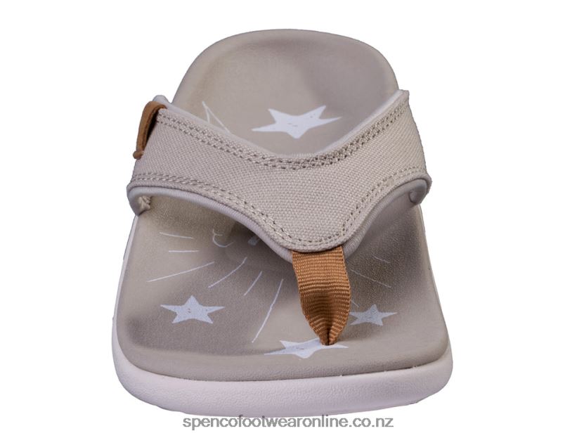 Women Spenco Footwear Yumi Believe 426V8T102 Grey Morn