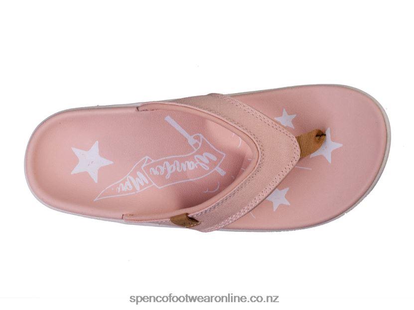 Women Spenco Footwear Yumi Believe 426V8T104 Red Ochre