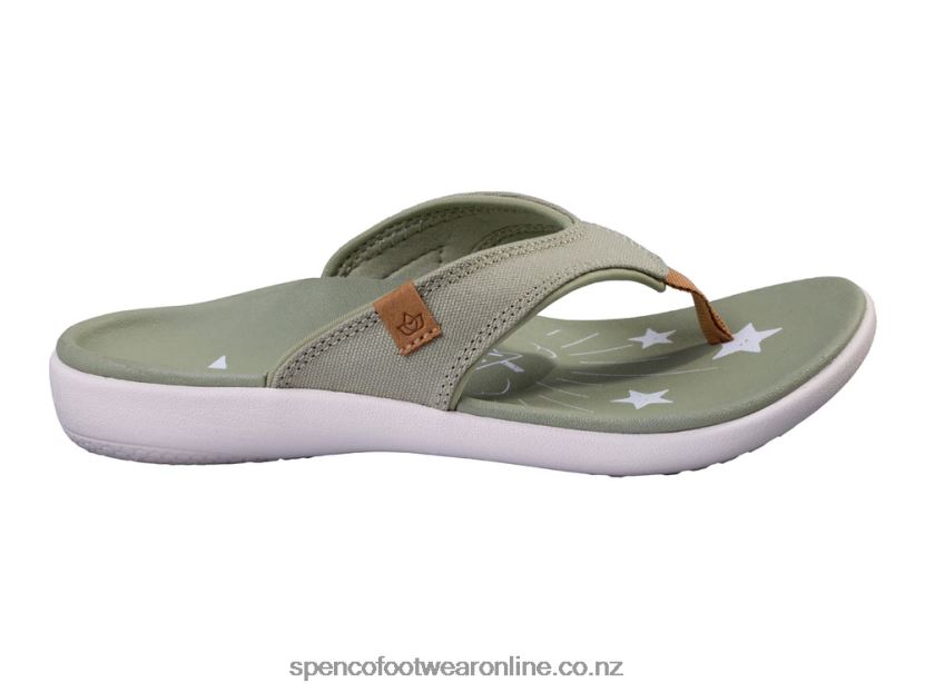 Women Spenco Footwear Yumi Believe 426V8T105 Sage