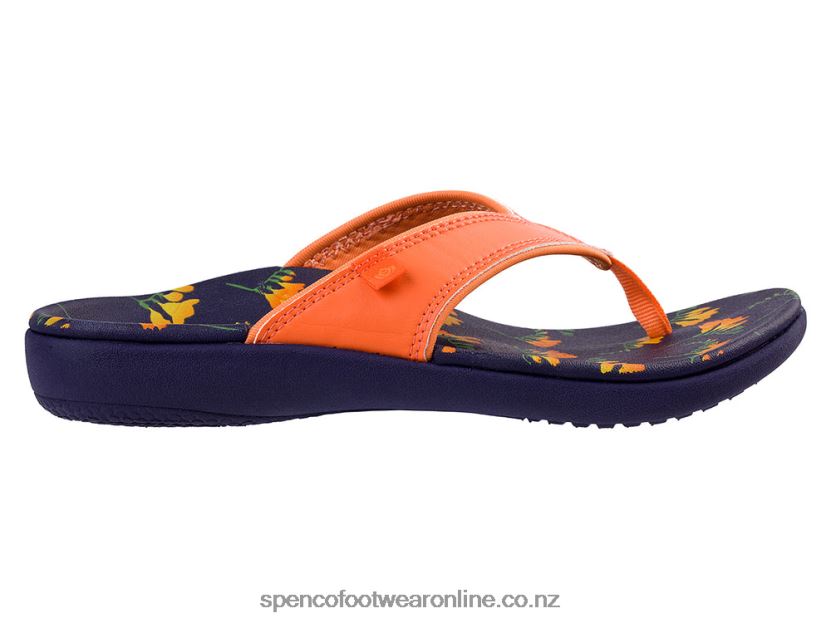 Women Spenco Footwear Yumi Blume 426V8T80 Orange